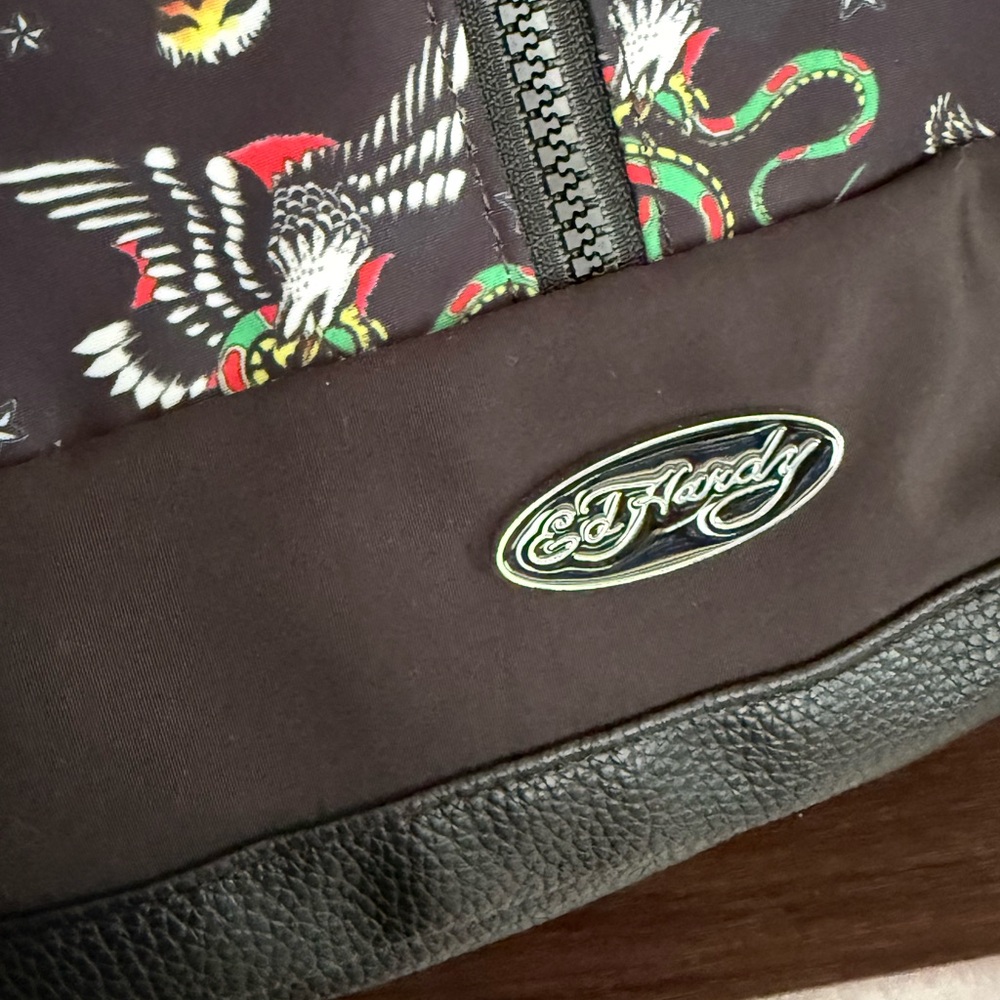 Ed Hardy Tattoo Print Backpack - Picture 6 of 10